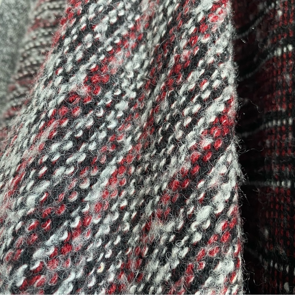 LUCKY Brand Waterfall Cardigan Chunky Knit Open Drape Sweater Wool Blend Cozy - Picture 7 of 14